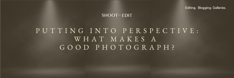 Putting Into Perspective: What Makes a Good Photograph?